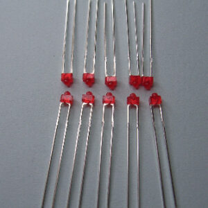 10 x 1.8mm red LED's superbright
