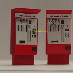 2 x N Scale self service ticket machines