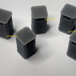 Pack of 5. N Scale Litter Bins (unpainted)