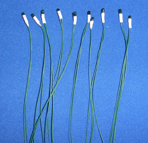 10x12 volts mini lamps green